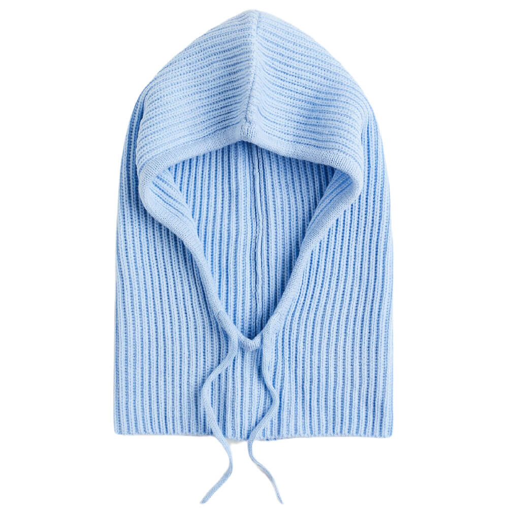 

Балаклава H&M Rib-knit, голубой