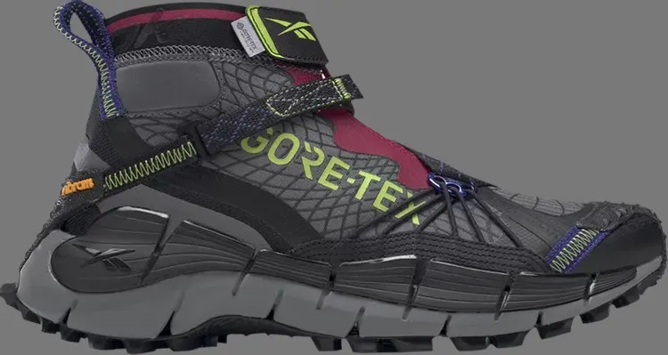 

Кроссовки zig kinetica 2 edge gtx 'black punch berry' Reebok, черный