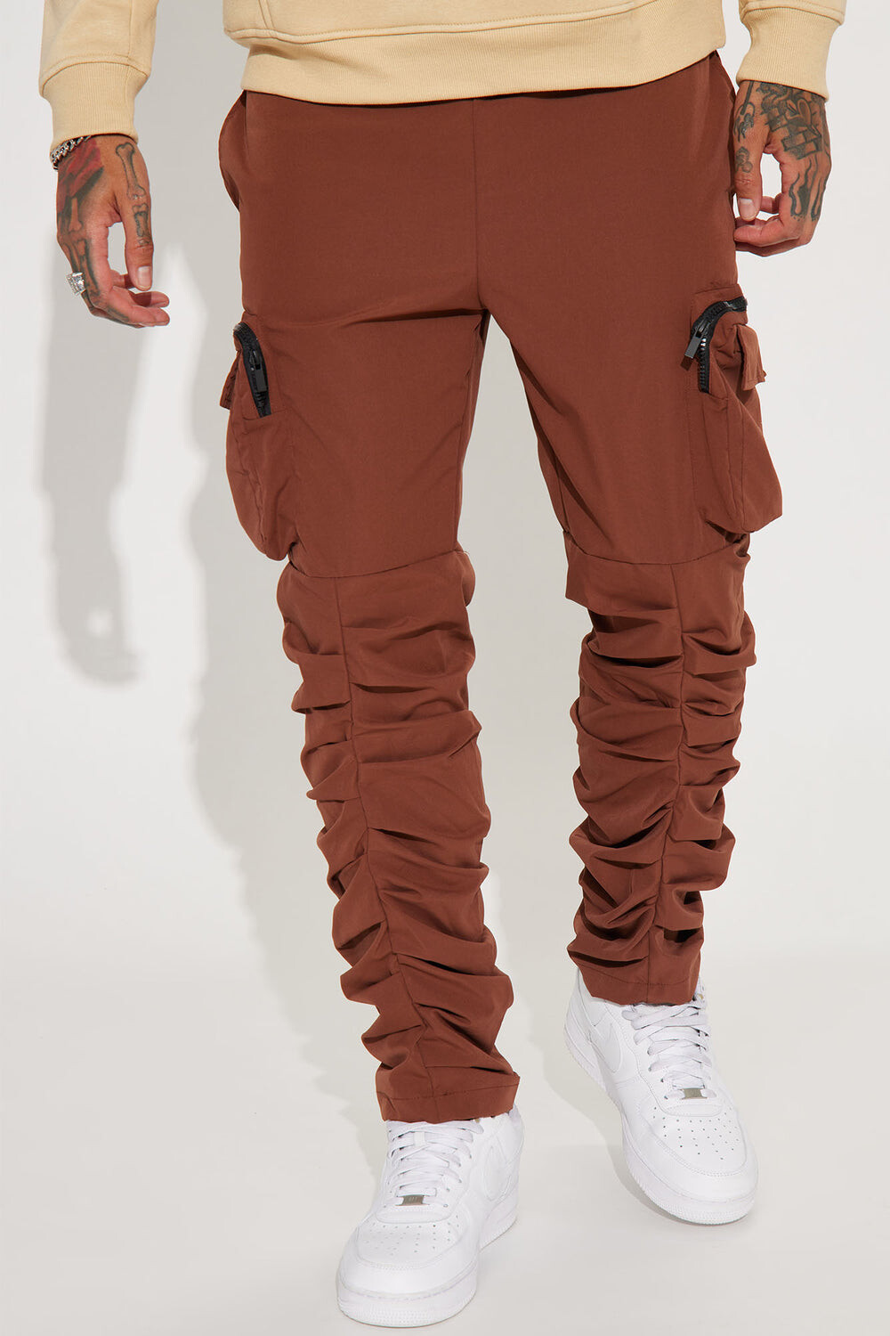 

Брюки карго Fashion Nova FNWP001, коричневый