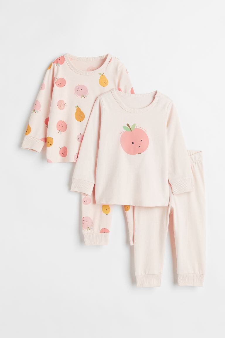 

2 пижамы H&M, светло-розовый/фруктовый