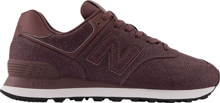 

Кроссовки New Balance Wmns 574 'Burgundy Bone Reptile', красный