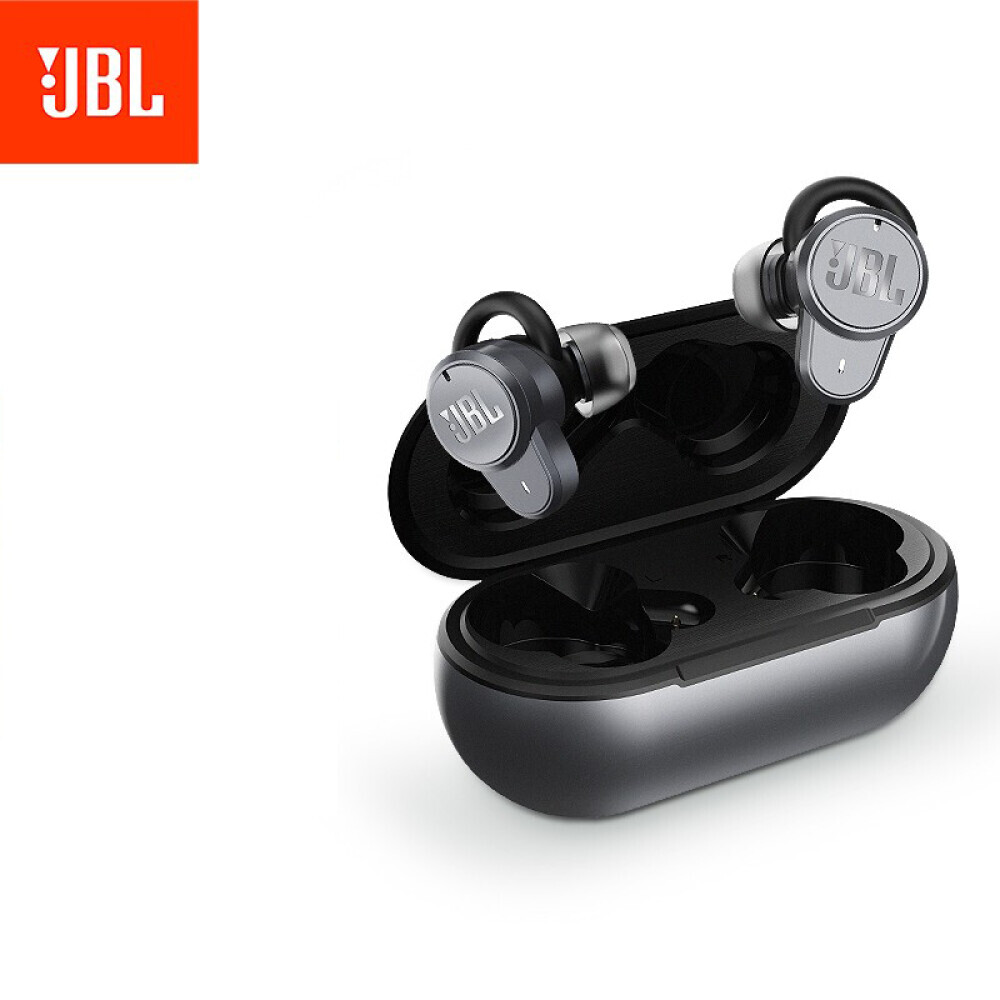 

Bluetooth-гарнитура JBL T280 TWS PRO с активным шумоподавлением и стерео звуком, светло-серый