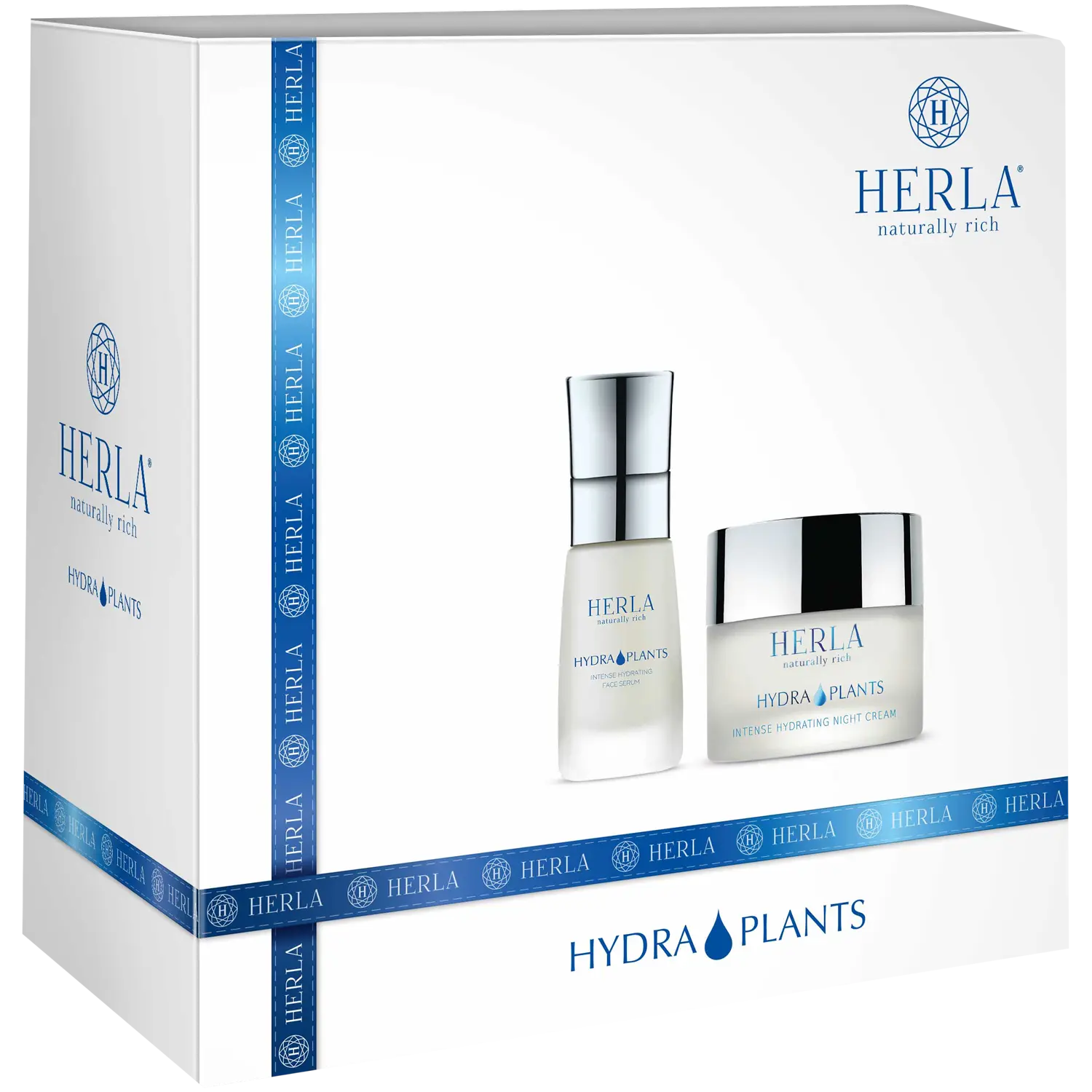 

Herla Hydra Plants набор: интенсивно увлажняющий крем для лица на ночь, 50 мл + интенсивно увлажняющая сыворотка для лица, 30 мл
