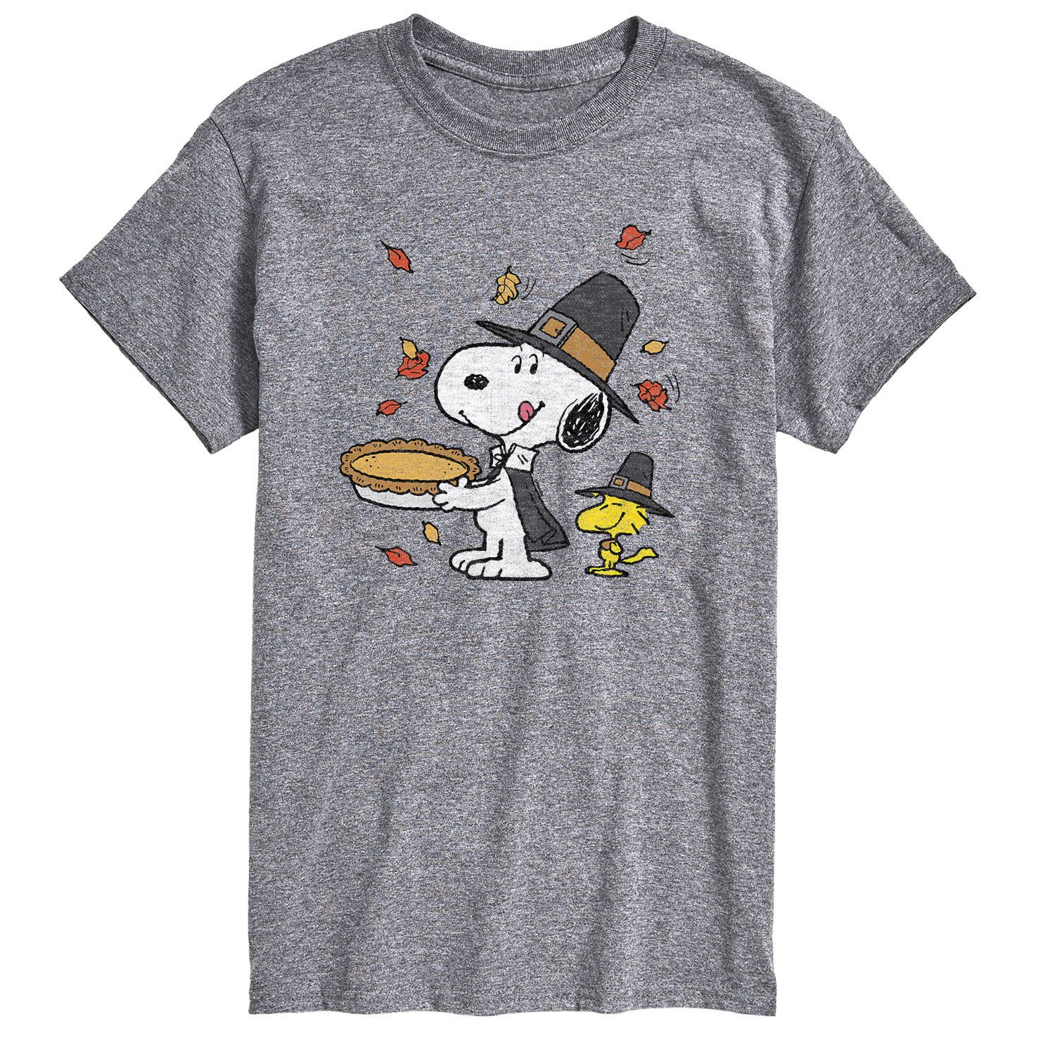 Мужская футболка с изображением арахиса на День Благодарения Licensed Character наволочки на подушки на день благодарения с изображением тыквы венка букв