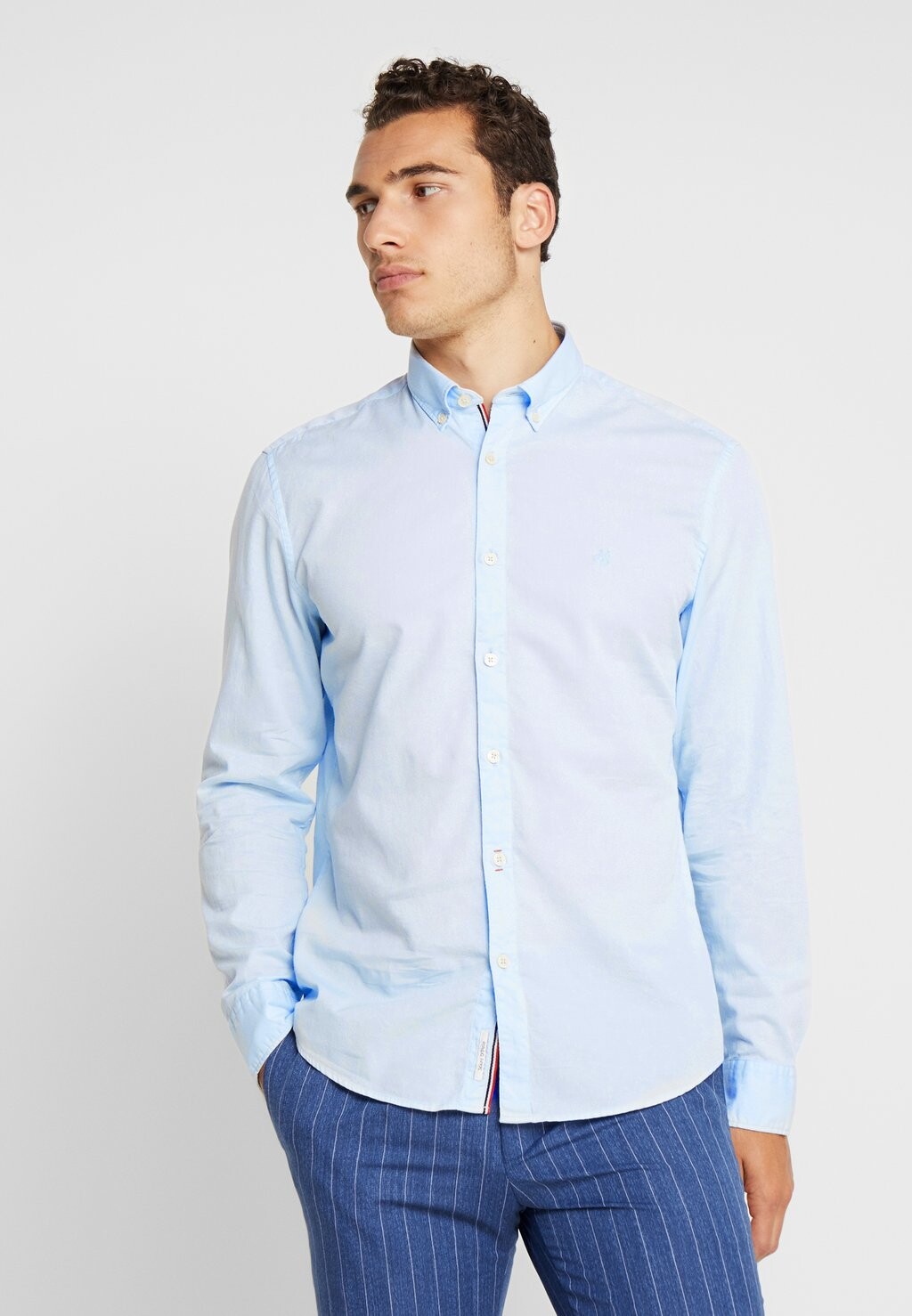 

Рубашка FINE BEDFORD GARMENT DYED Marc O'Polo, цвет airblue