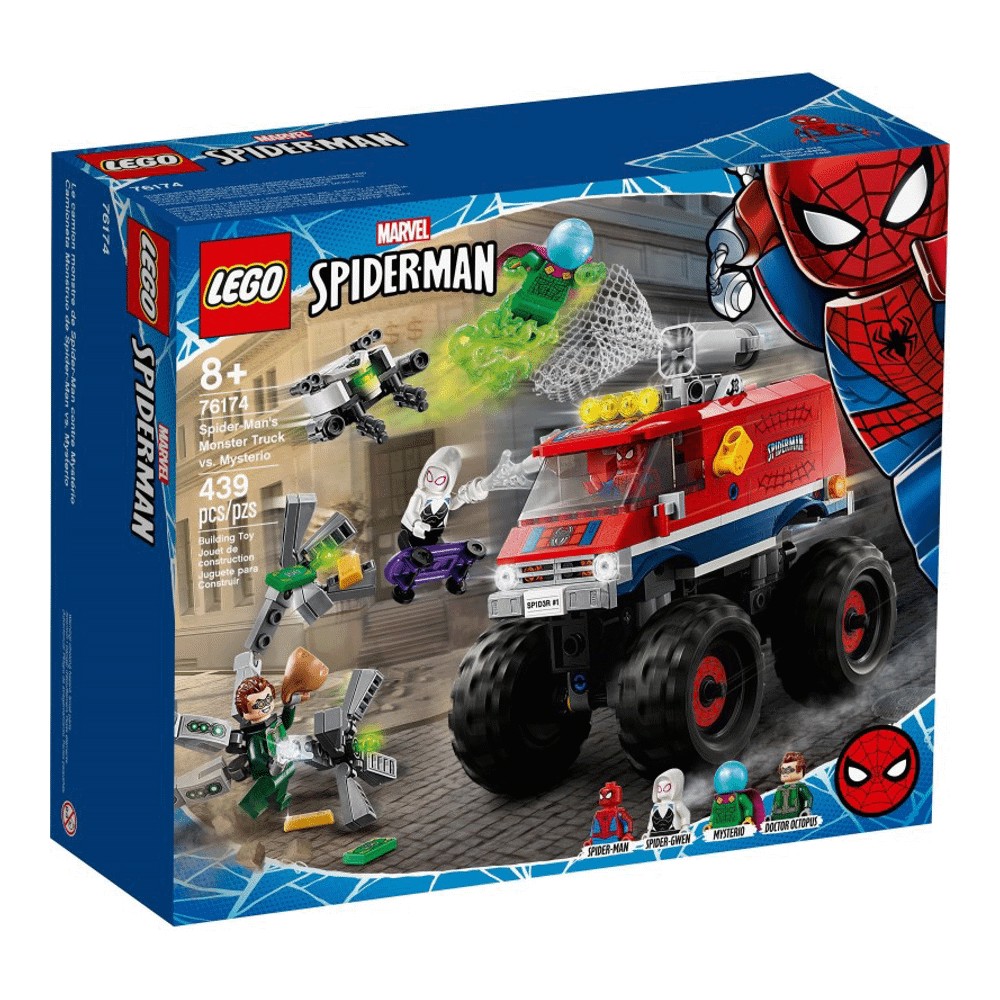 Конструктор LEGO Super Heroes 76174 Монстр-трак Человека-Паука против Мистерио - фото