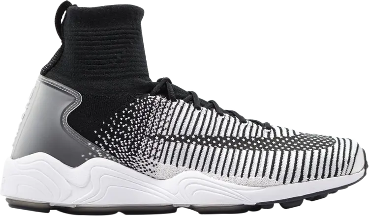 

Кроссовки Nike Zoom Mercurial 11 Flyknit FC 'Black White', черный, Черный;серый, Кроссовки Nike Zoom Mercurial 11 Flyknit FC 'Black White', черный