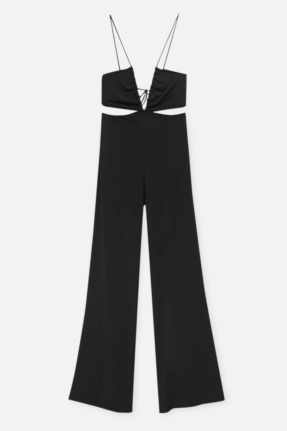 

Комбинезон с вырезом Pull&Bear, черный