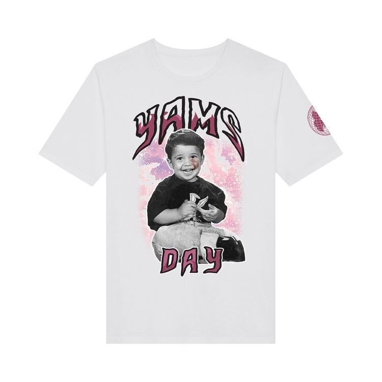 

Футболка Yamborghini x Yams Day 2021 Baby Yams T-Shirt 'White', белый