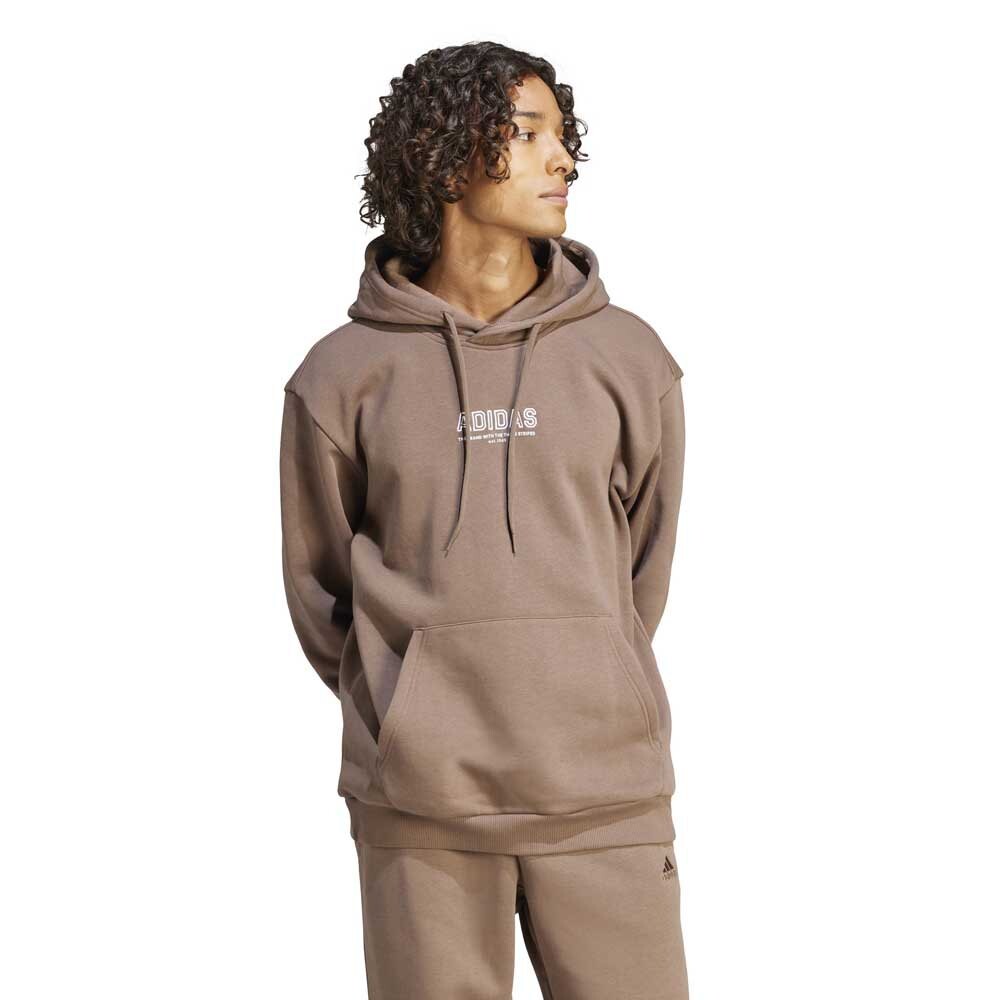 

Худи adidas Sportswear Brand Love, коричневый