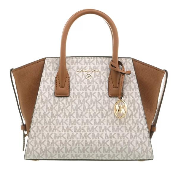 

Сумка-тоут avril small satchel vanilla Michael Michael Kors, коричневый