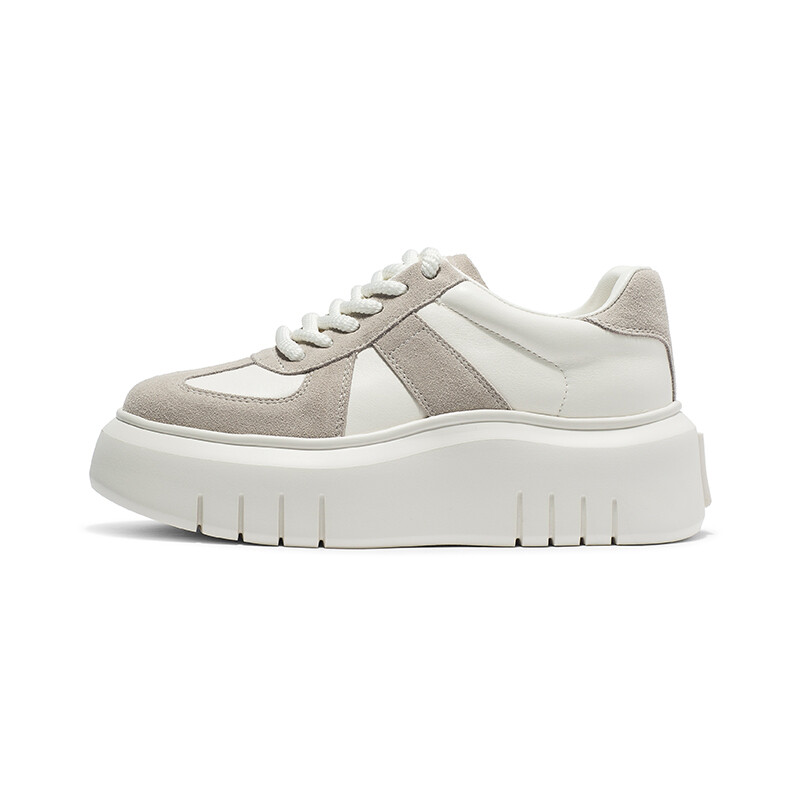 

Кеды, скейтборд обувь женская средняя высота Coup De Foudre, цвет Off White/Beige