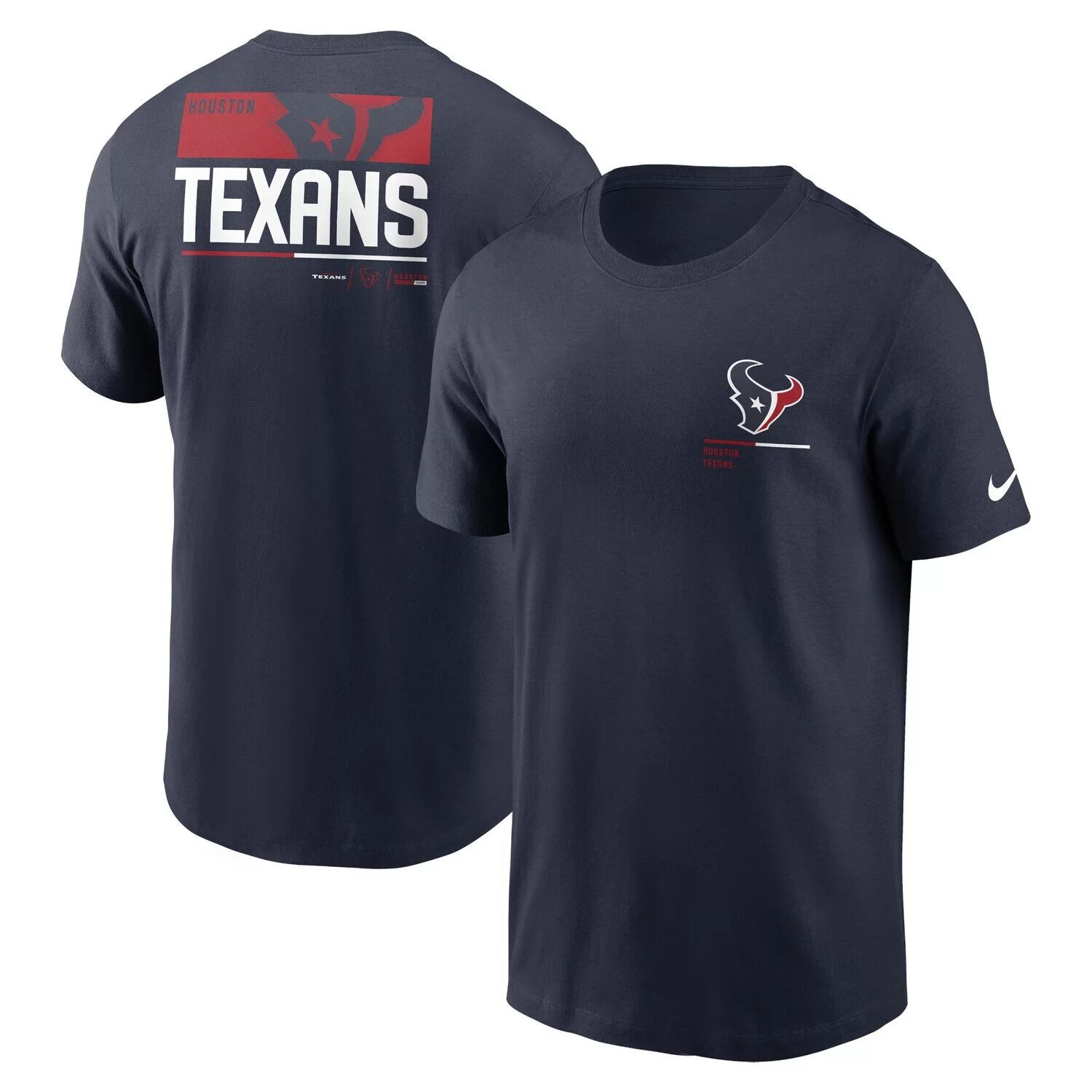 

Мужская темно-синяя футболка Houston Texans Team Incline Nike, Синий