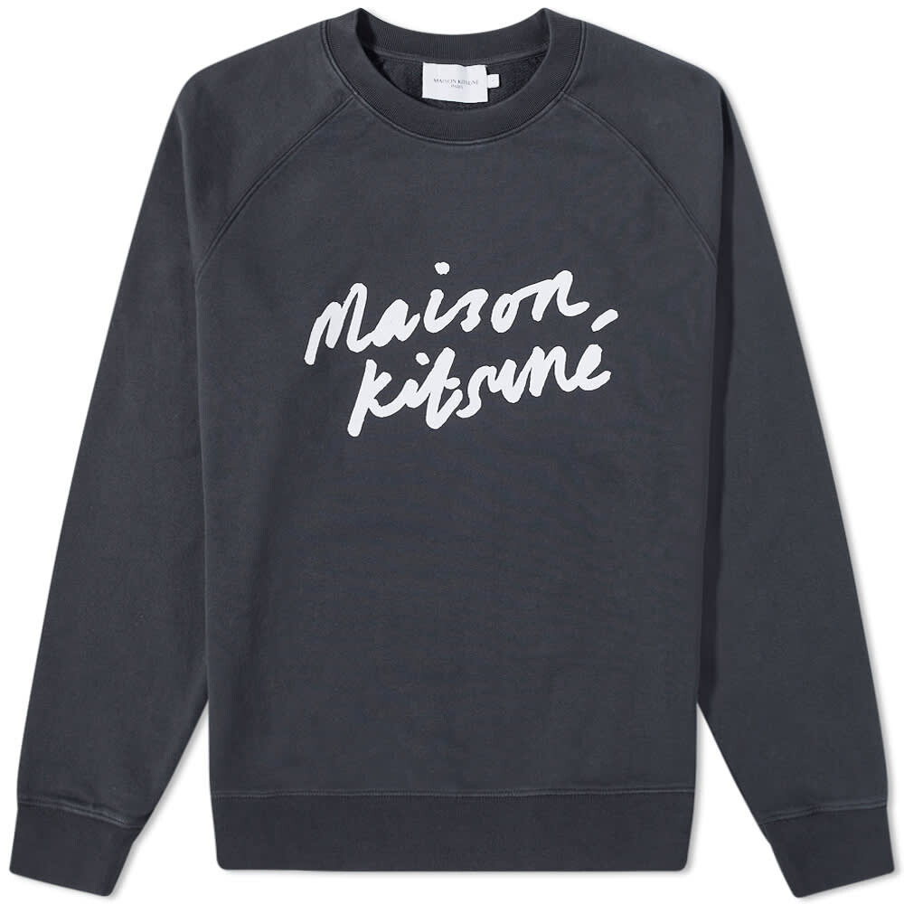 

Толстовка Maison Kitsune Handwriting Clean Crew Sweat