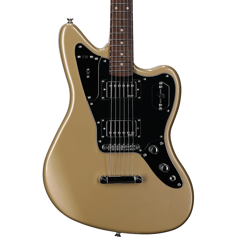 Электрогитара Squier Contemporary Jaguar HH ST, цвет Shoreline Gold Squier Contemporary Jaguar HH ST Electric Guitar, Shoreline Gold 1pc sycamore guitar unfinished body barrel for st electric guitar parts