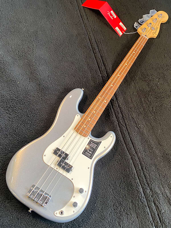 Fender Player Precision Bass Pao Ferro Silver #MX21239906 (8 фунтов 9,1 унции) Player Precision Bass, Silver