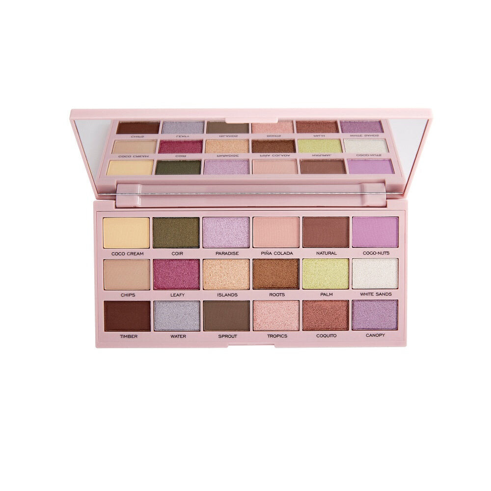 

Makeup Revolution Палетка теней для век I Heart Revolution Tasty Coconut Eyeshadow Palette 22,5 г