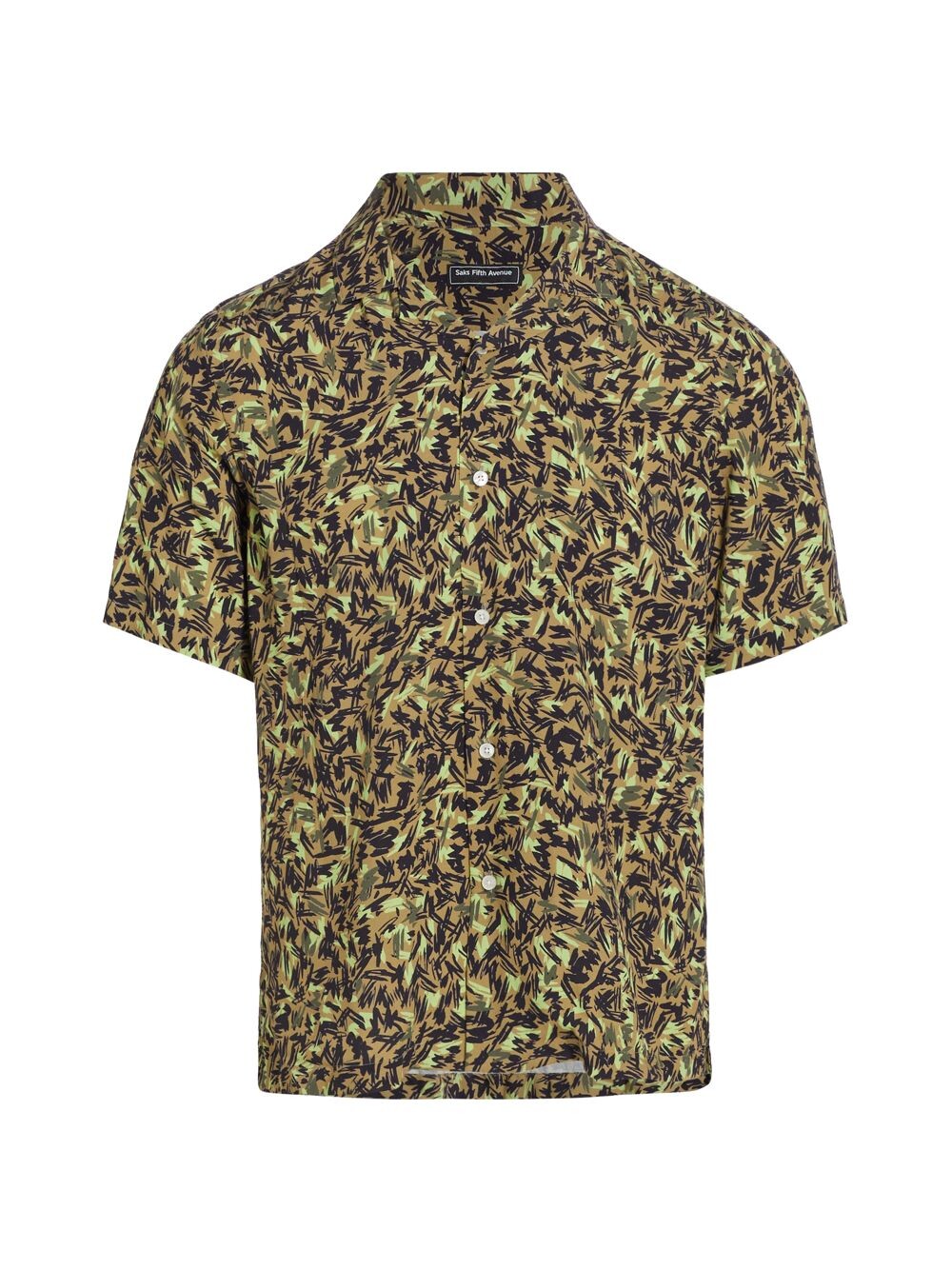 

Рубашка Slim Fit Abstract Leaf Camp Saks Fifth Avenue