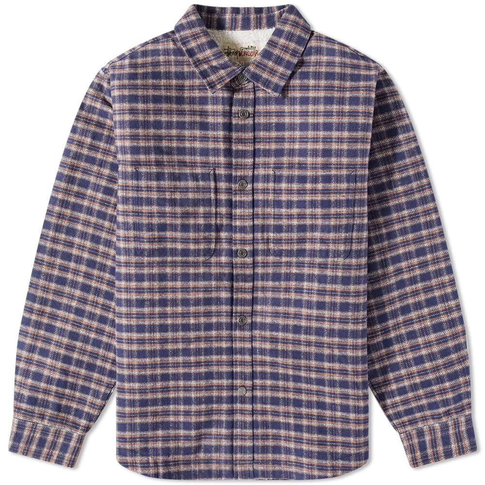 

Рубашка Stussy Sherpa Lined Plaid Shirt