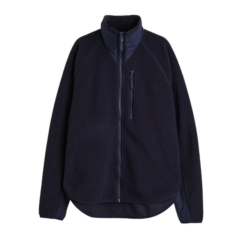 

Куртка H&M Made Of Teddy Fleece, синий