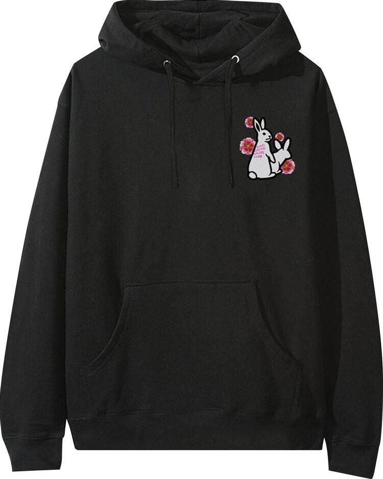 Худи Anti Social Social Club x FR2 Lapin Hoodie 'Black', черный - фото