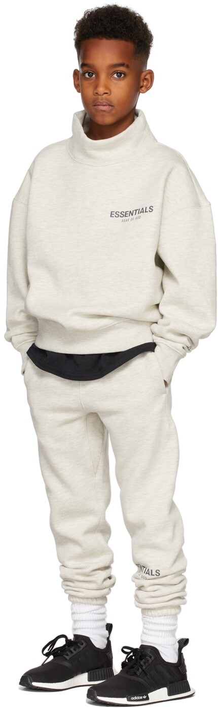 

Детская толстовка с воротником-стойкой Off-White Essentials
