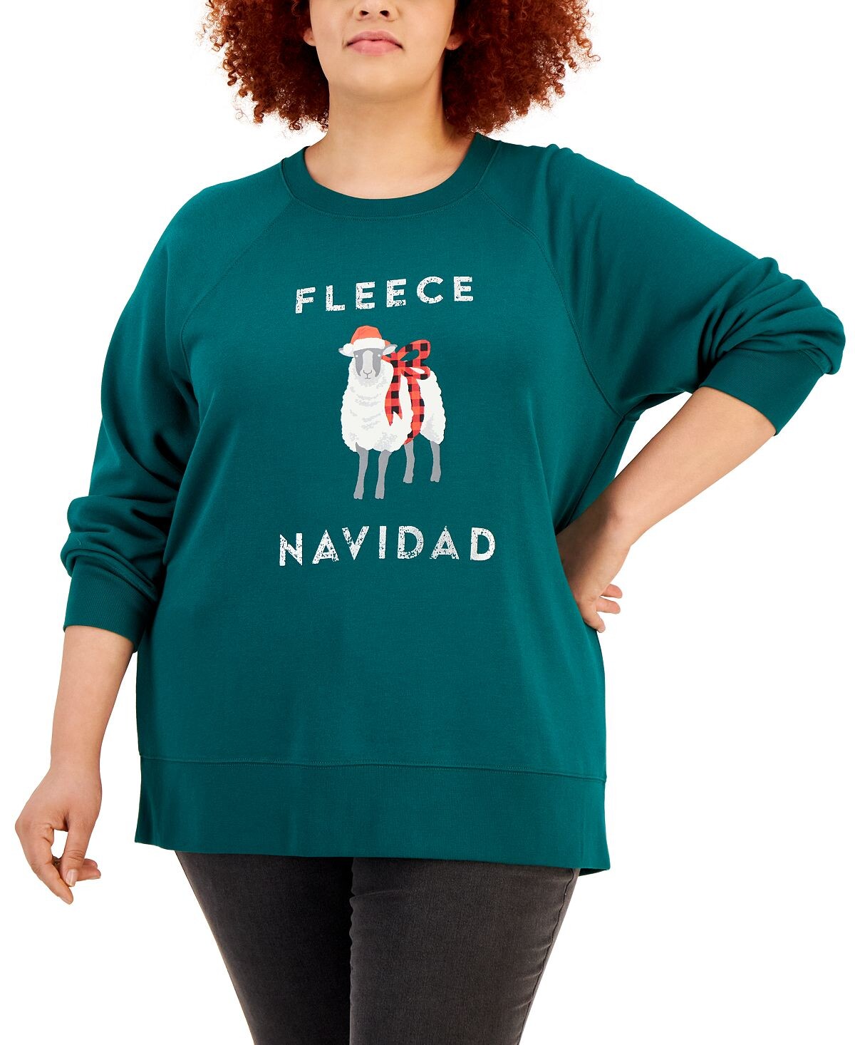 

Флисовая туника больших размеров, созданная для macy's Style & Co, мульти