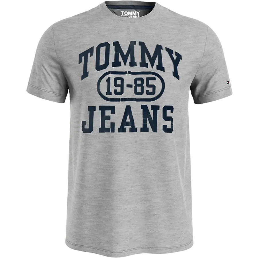 

Футболка Tommy Jeans Torn Logo, серый