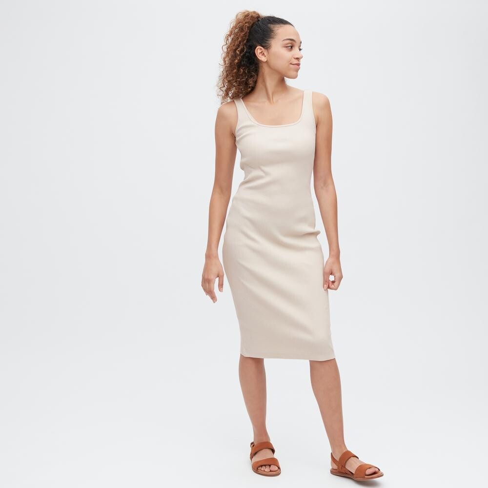 

Платье Uniqlo, бежевый