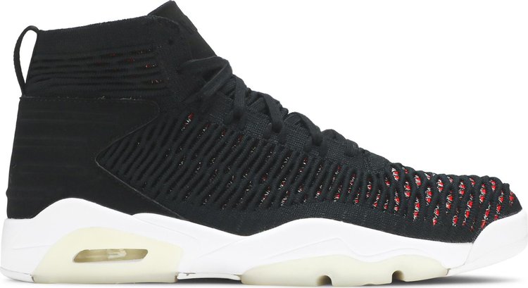 Nike air jordan flyknit elevation 23 2025 black university red