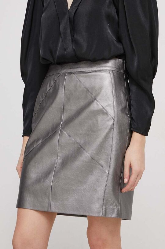 

Пышная юбка DKNY, серебро
