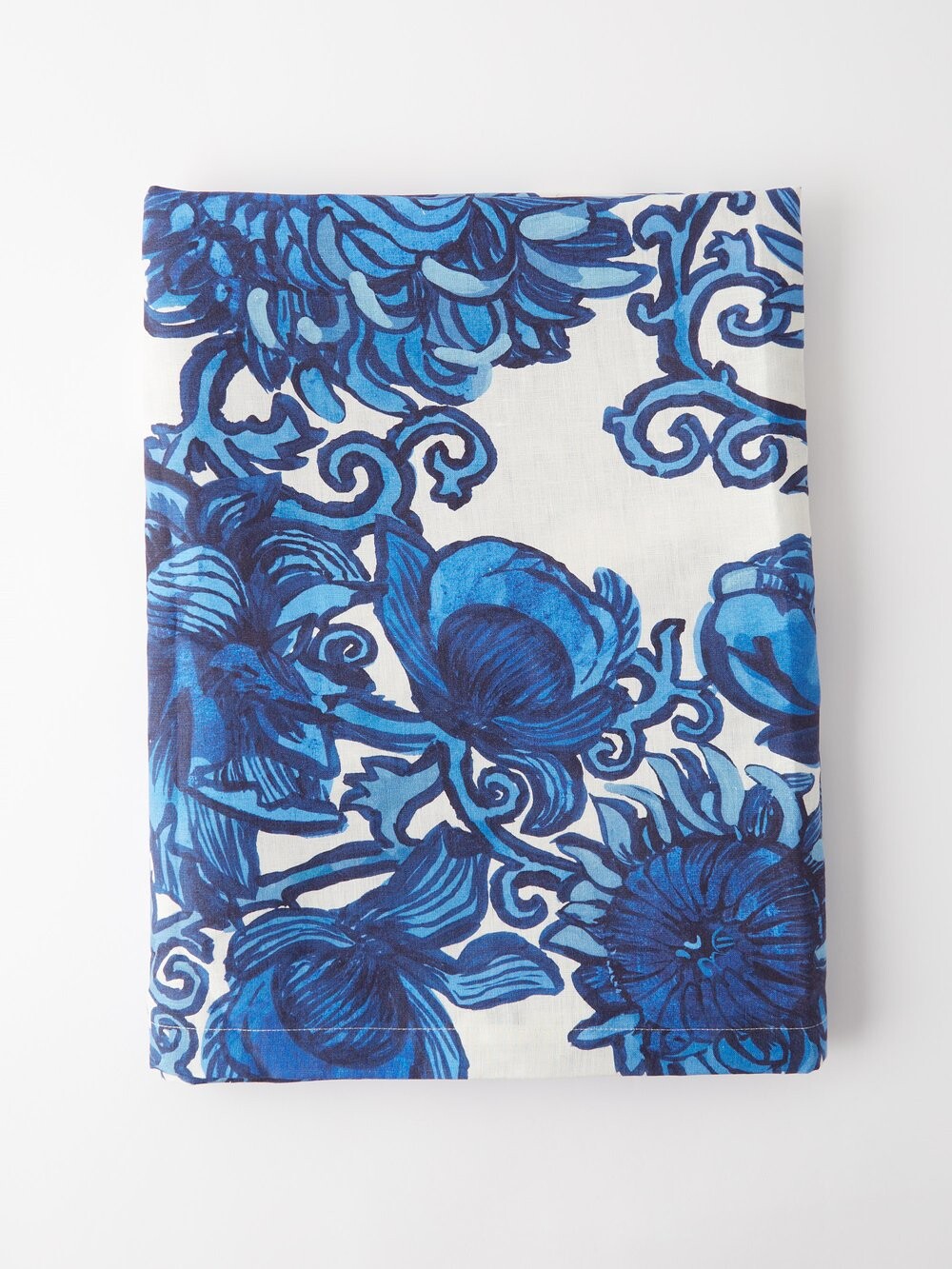 

Льняная скатерть anemone 180см x 280см. La DoubleJ, синий