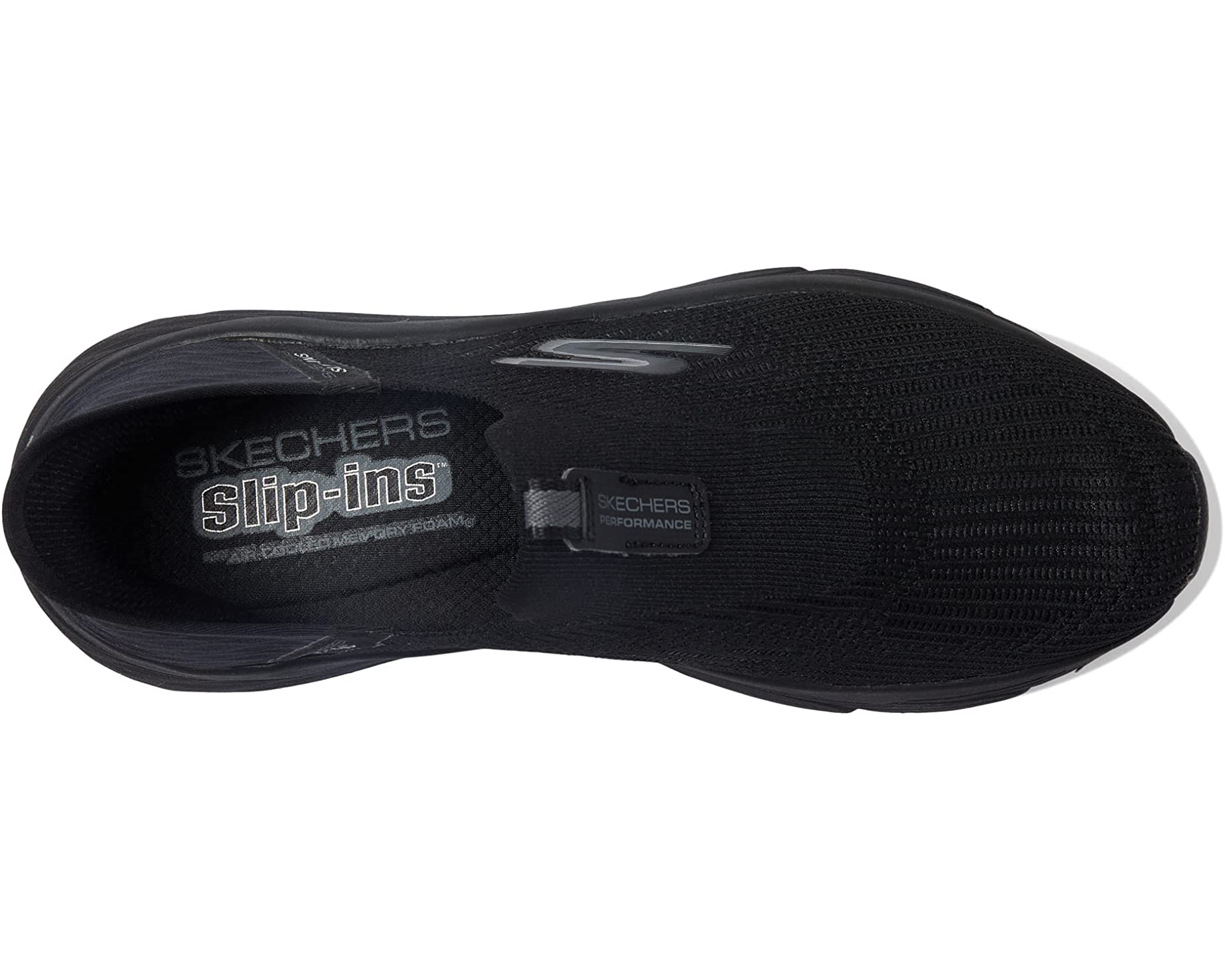 Кроссовки Max Cushioning Elite Slip-ins - Smooth Transition SKECHERS, черный кроссовки для мальчиков skechers max cushioning premier черный