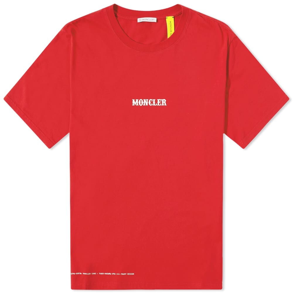 

Футболка Moncler Genius x Fragment Circus Tee, Красный