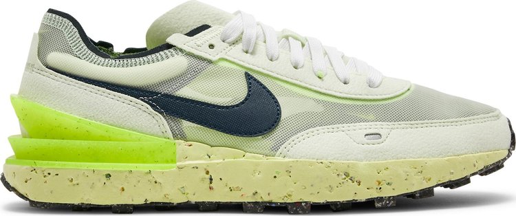 Кроссовки Nike Waffle One Crater 'Lime Ice', зеленый