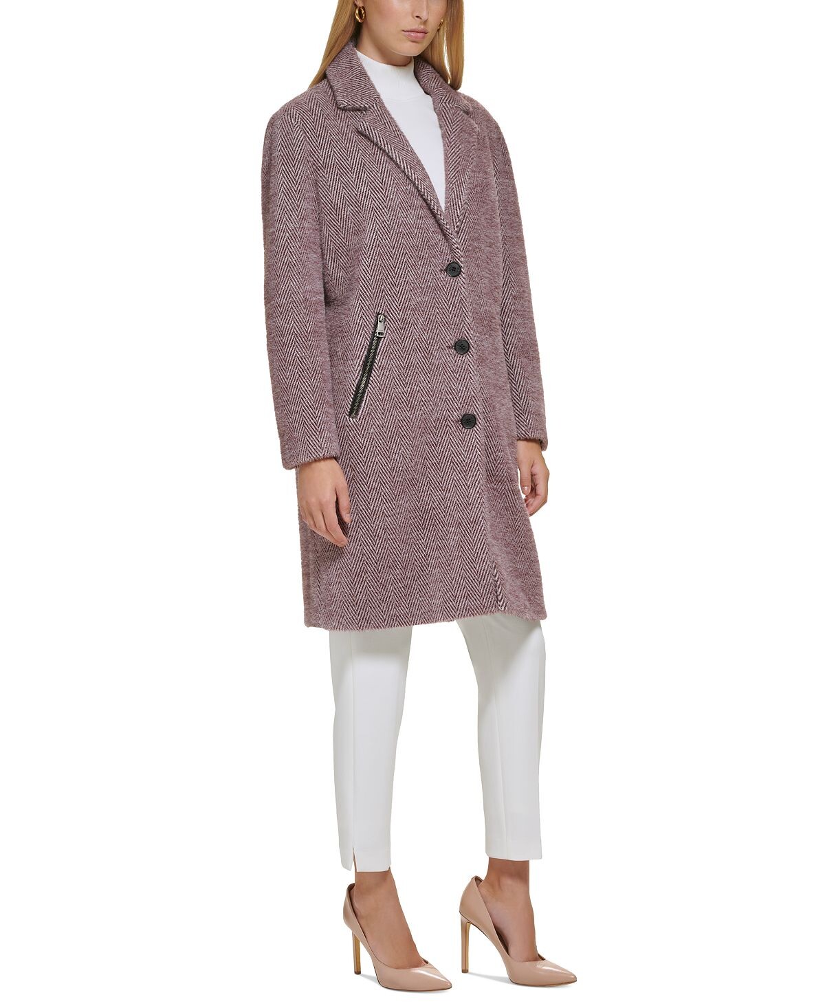 

Женское пальто walker, созданное для macy's DKNY, мульти