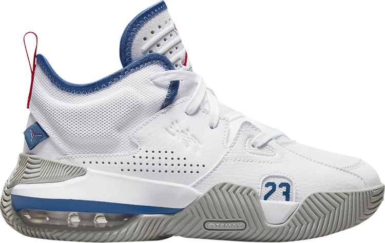 Кроссовки Jordan Stay Loyal 2 GS White True Blue, белый кроссовки jordan stay loyal dark marina blue black white