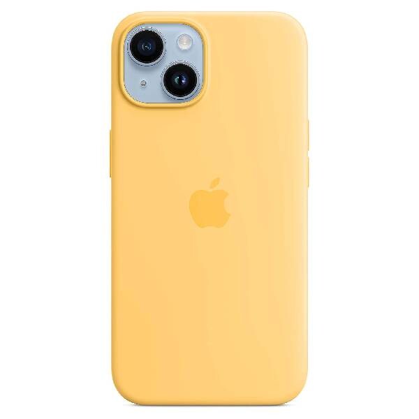 

Чехол силиконовый Apple iPhone 14 с MagSafe, sunglow