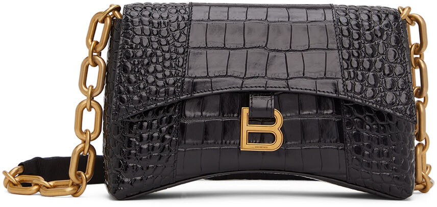 

Черная сумка на плечо Croc XS Downtown Balenciaga