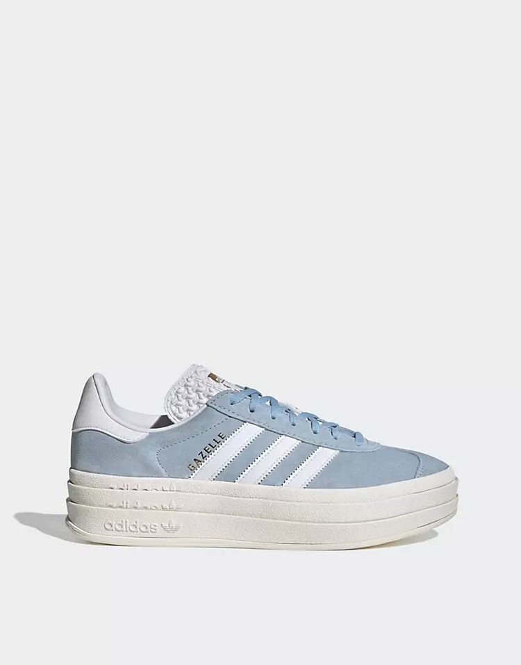 

Голубые кроссовки adidas Originals Gazelle Bold, голубой
