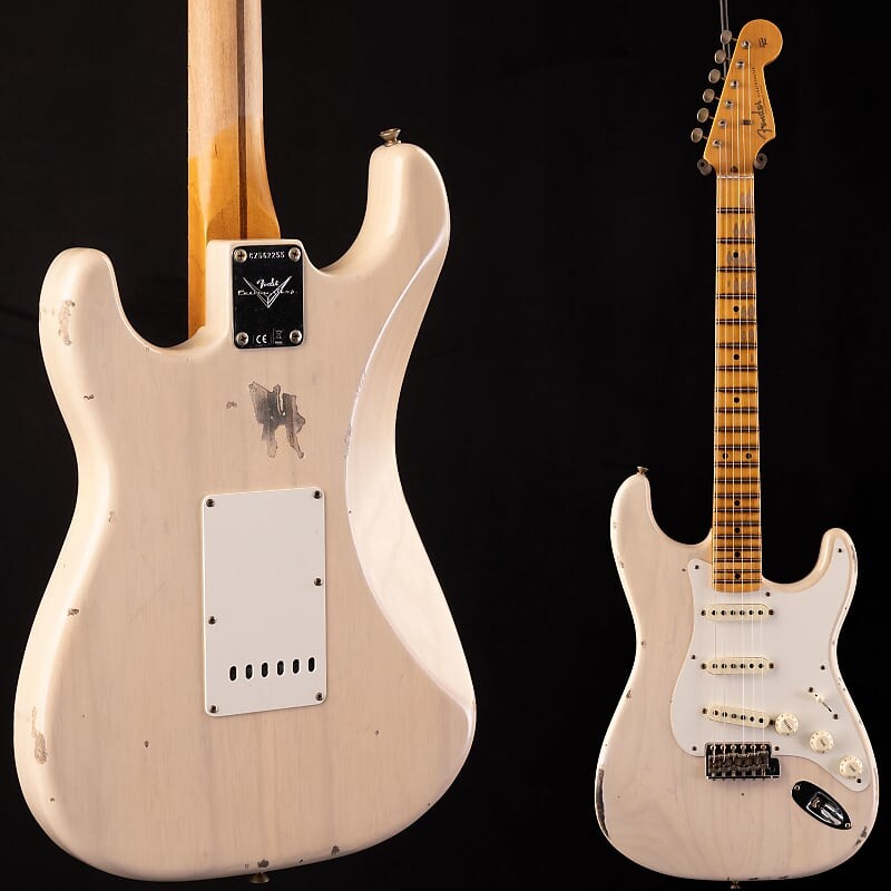 

Fender Custom Shop 1957 Stratocaster Relic Aged White Blonde 255