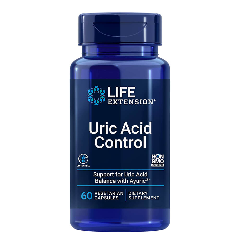 Пищевая добавка Life Extension Uric Acid Control, 30 капсул life extension быстродействующая добавка для суставов 30 капсул