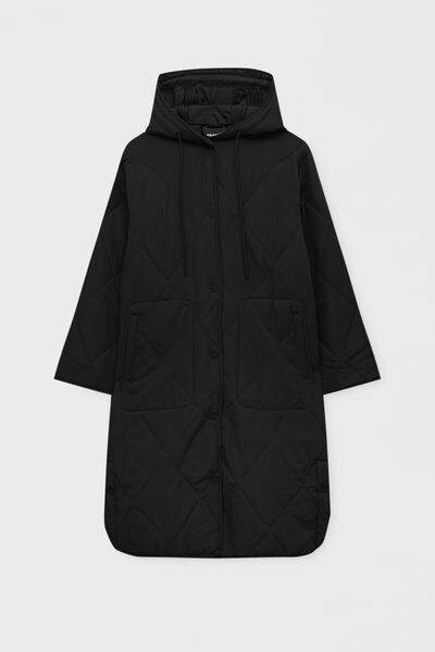 

Пуховик с капюшоном PULL&BEAR