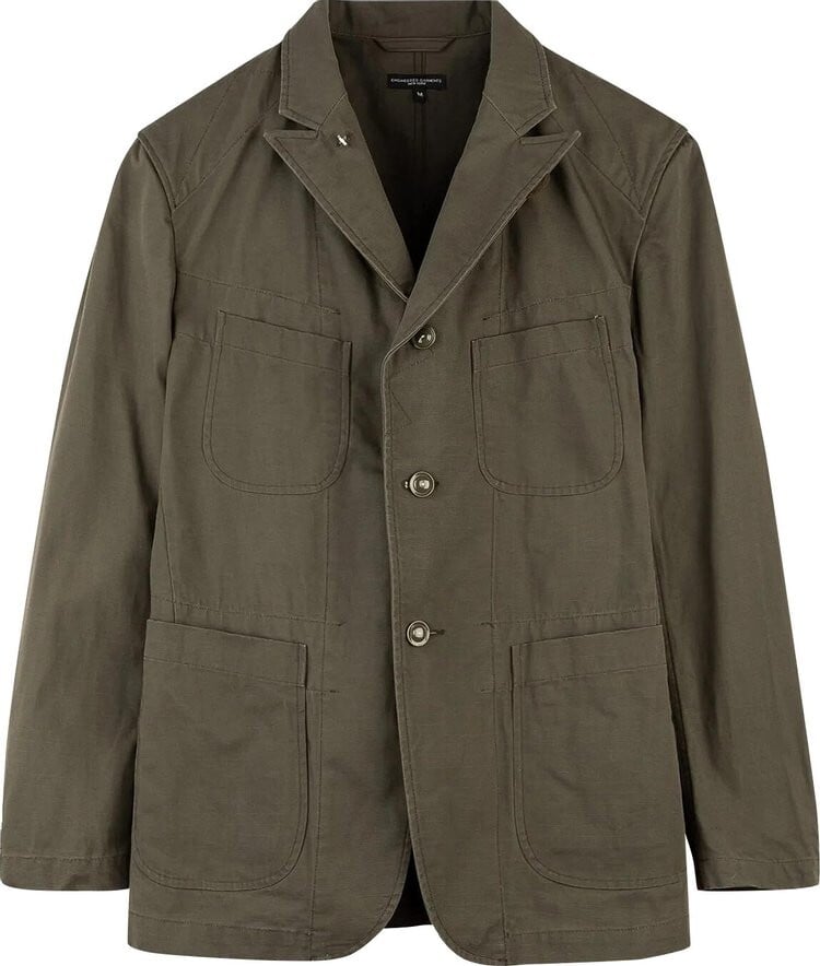 

Куртка Engineered Garments Heavyweight Ripstop Bedford Jacket Olive, зеленый