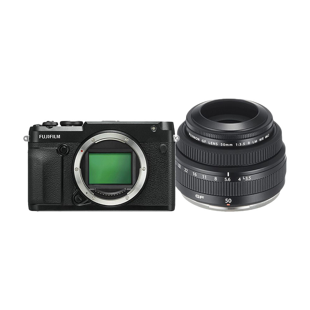 

Фотоаппарат Fujifilm GFX 50R + GF 50mm f/3.5 R LM WR, черный