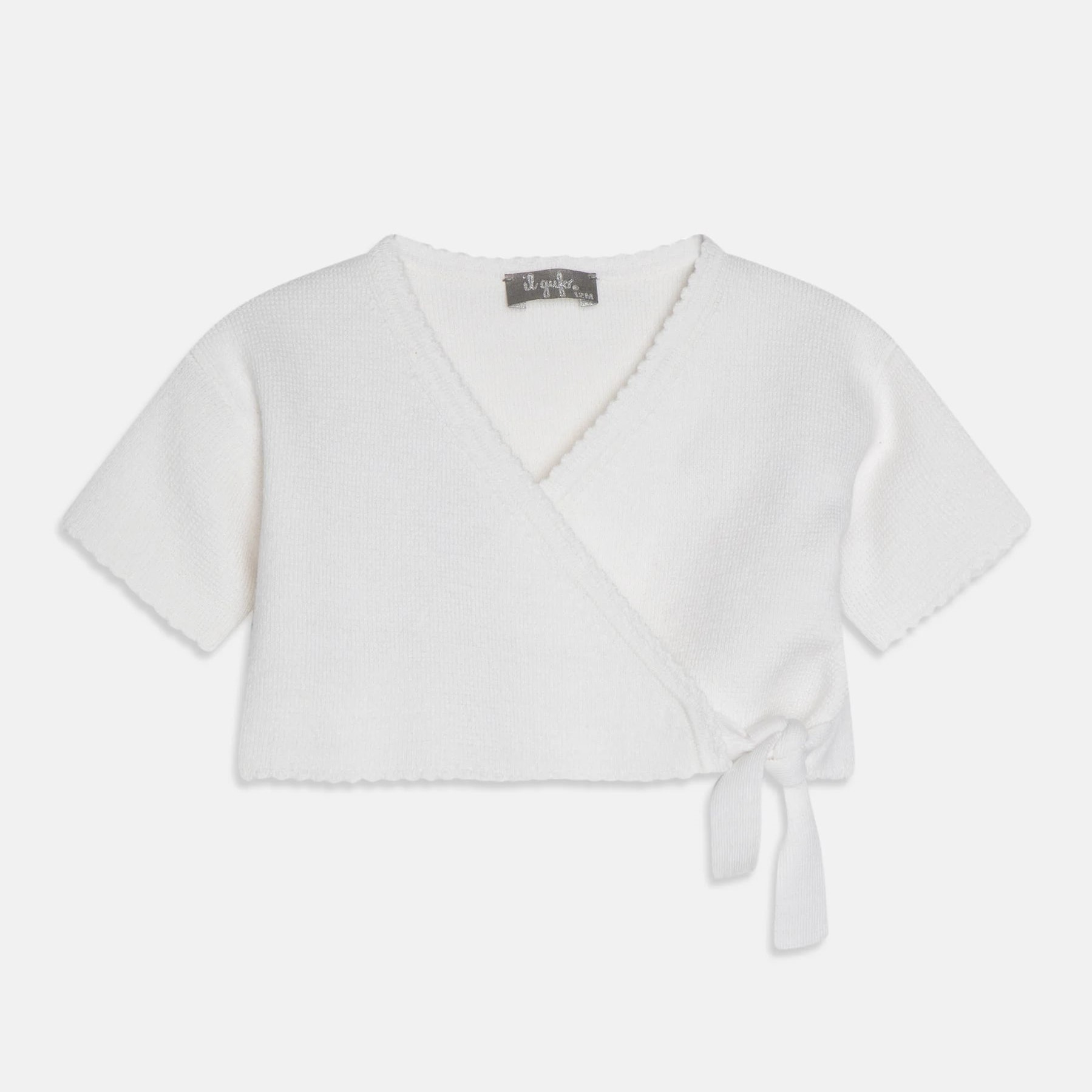 Кардиган Il Gufo Kimono Style, белый кардиган colours укороченный 46 размер
