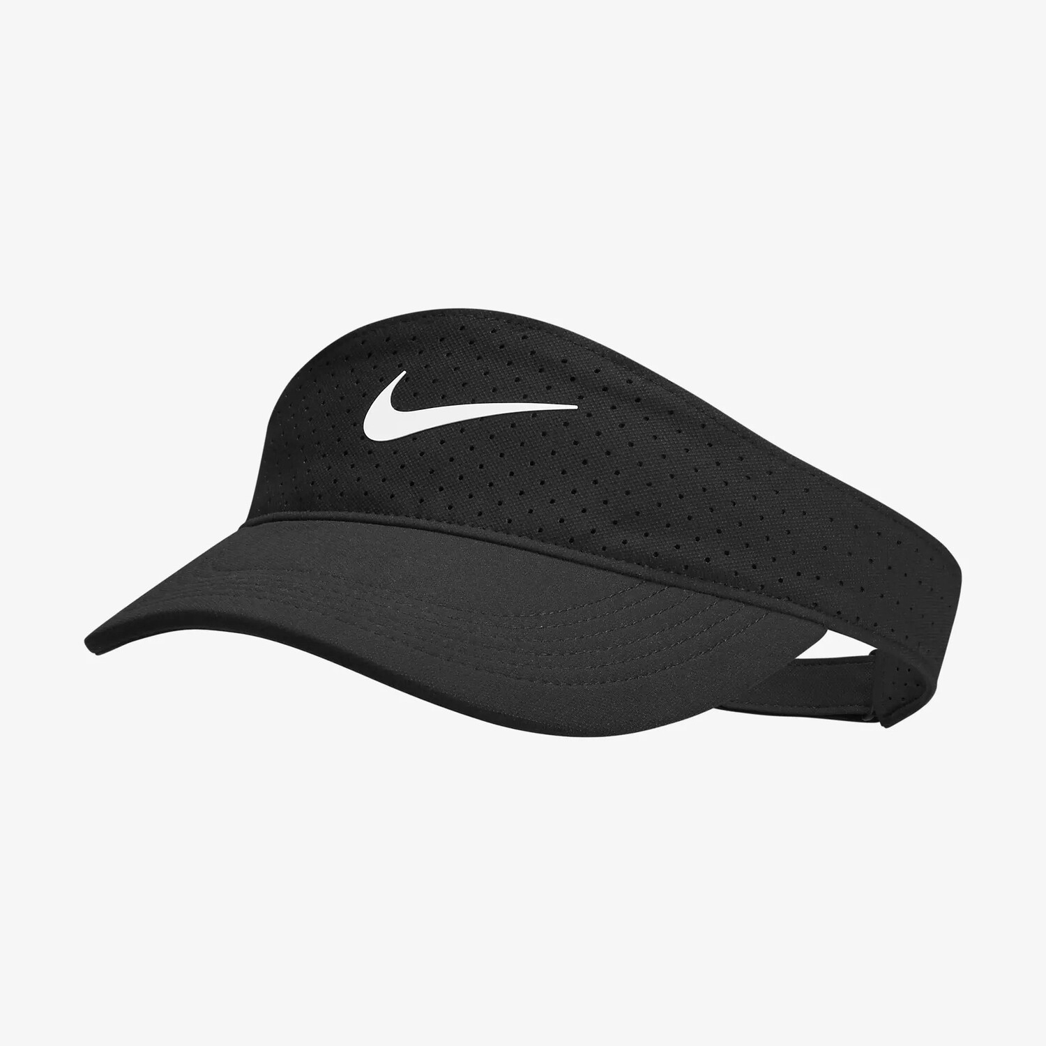 

Кепка-козырек Nike AeroBill Adjustable Training, черный/белый