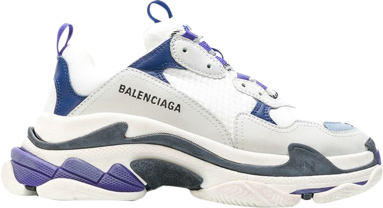 Balenciaga triple s cheap white purple