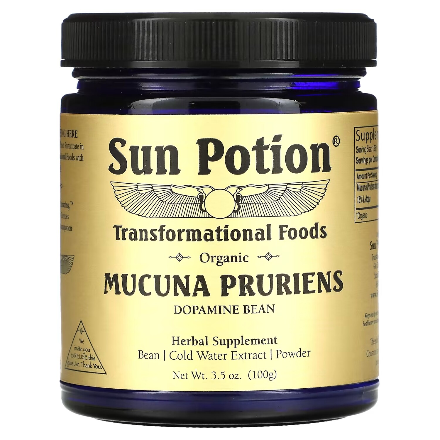 

Органический Порошок Мукуны Жгучей Sun Potion, 100 г