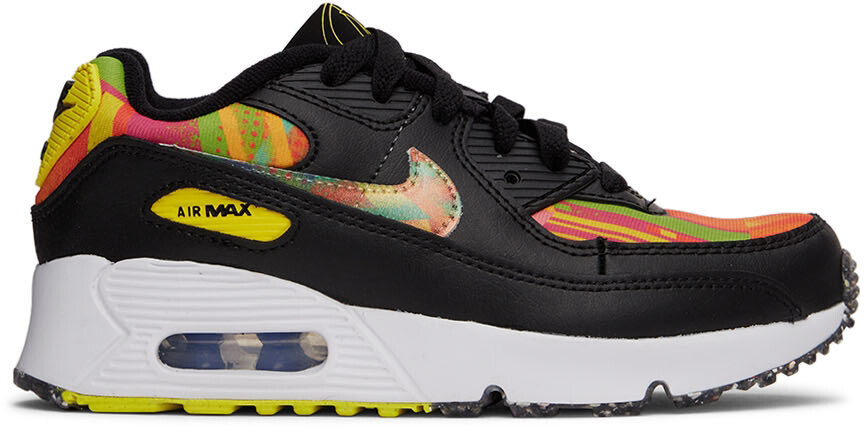 

Детские кроссовки Air Max 90 Familia Little Kids, черные и разноцветные Nike